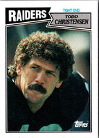 1987 Topps Todd Christensen #218
