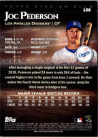 2018 Stadium Club Joc Pederson #193