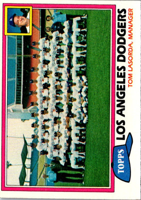 1981 Topps Los Angeles Dodgers - Tom Lasorda #679