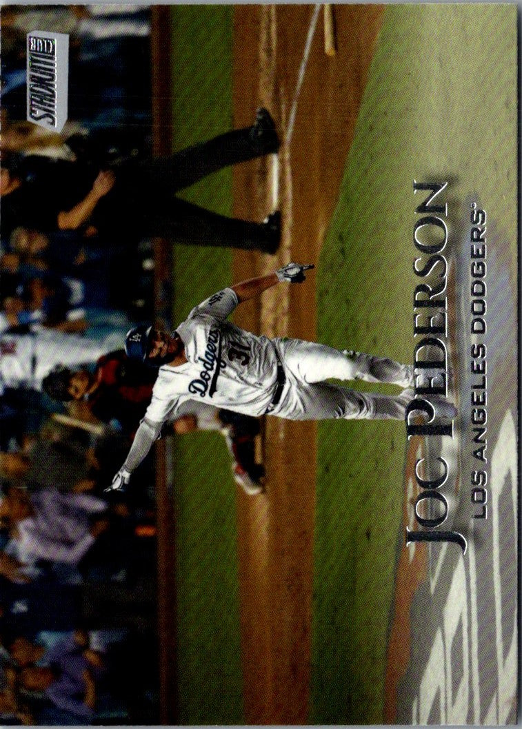 2018 Stadium Club Joc Pederson
