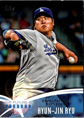 2014 Topps The Future is Now Hyun-Jin Ryu #FN-15