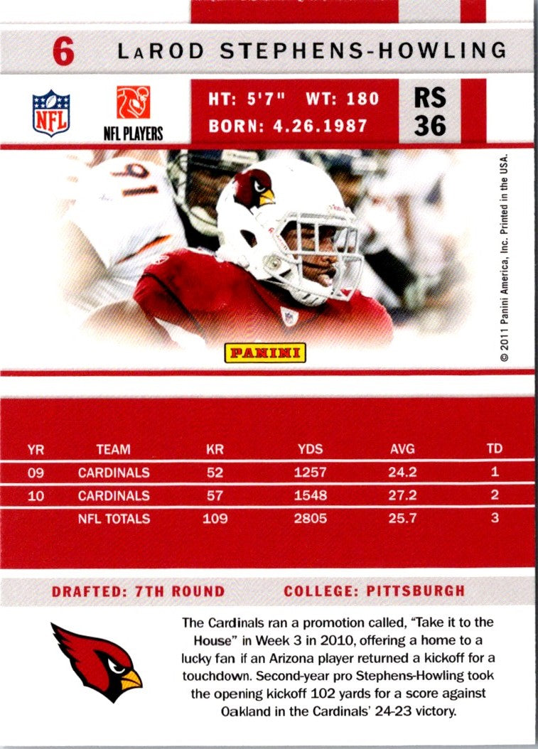 2011 Score LaRod Stephens-Howling