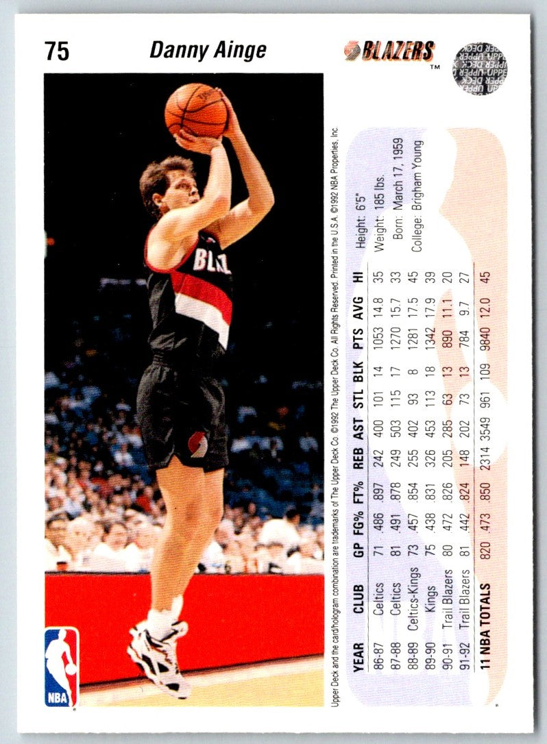 1992 Upper Deck Danny Ainge