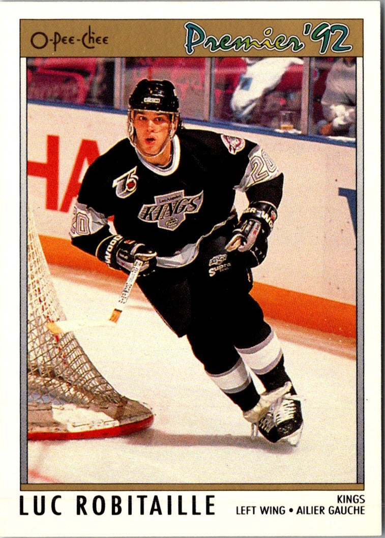 1991 O-Pee-Chee Premier Luc Robitaille