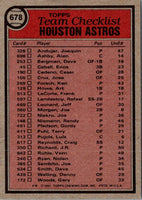 1981 Topps Houston Astros - Bill Virdon #678