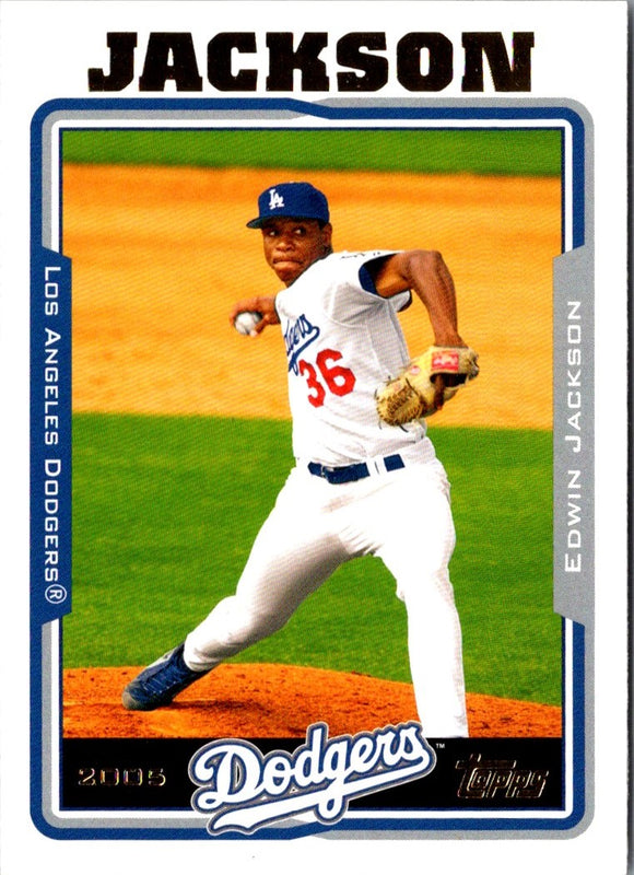 2005 Topps Edwin Jackson #603