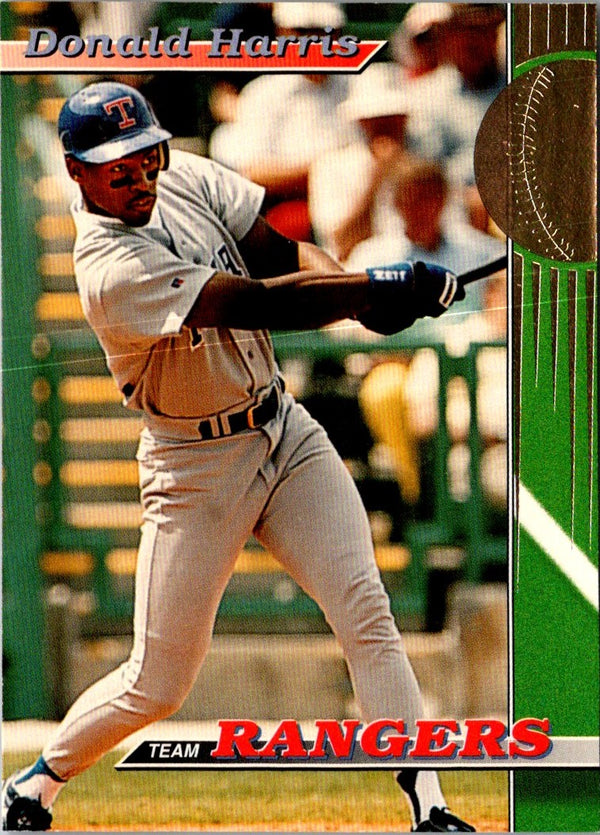 1993 Stadium Club Texas Rangers Donald Harris #7