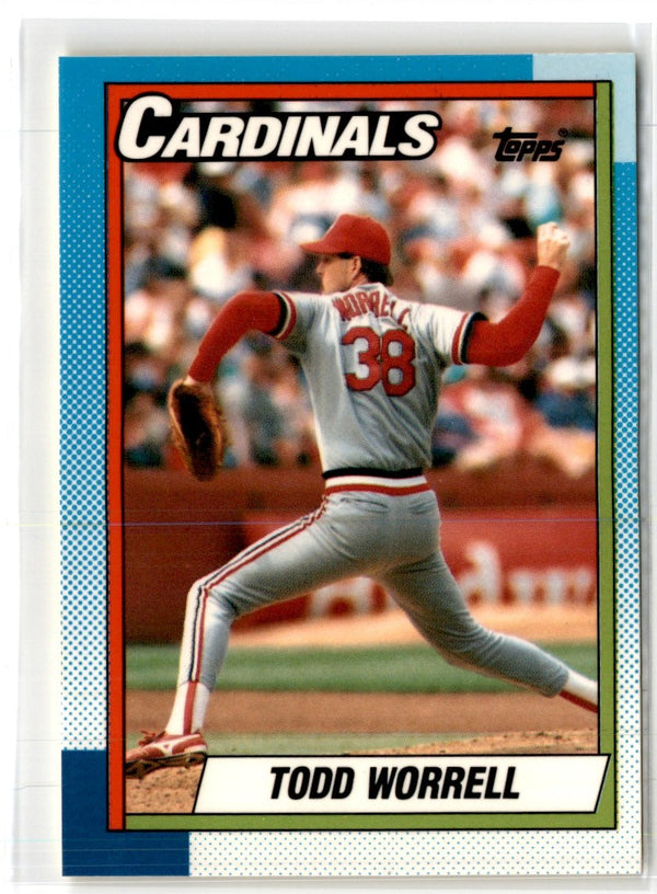 1990 Topps Tiffany Todd Worrell #95