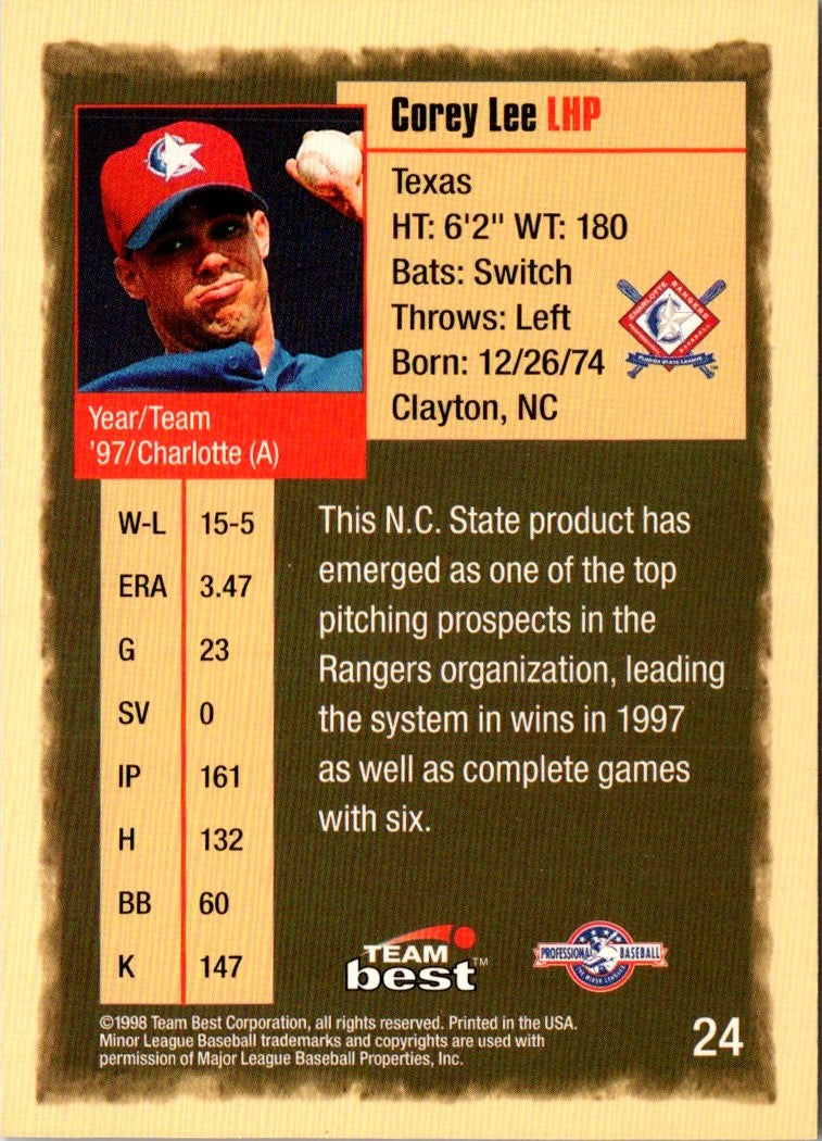 1998 Team Best Corey Lee