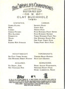 2012 Topps Allen & Ginter Clay Buchholz