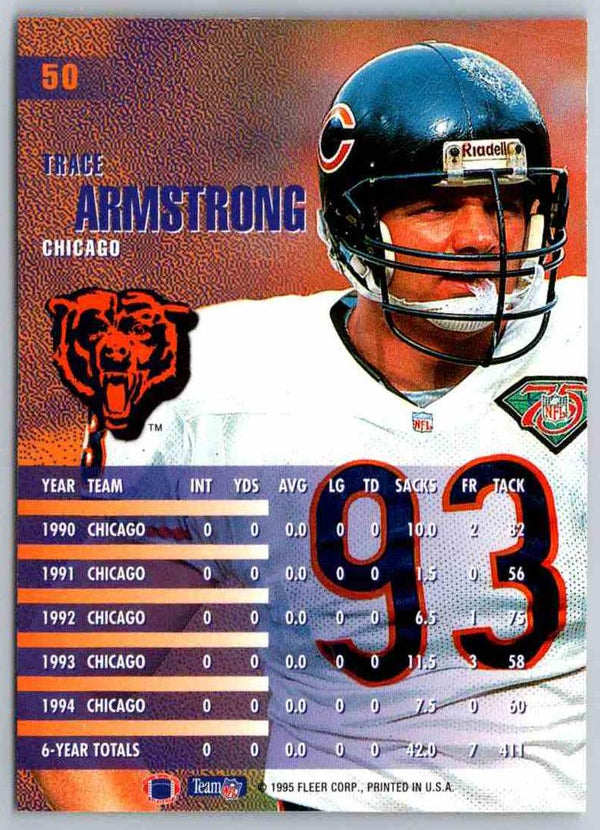 1995 Fleer Trace Armstrong #50