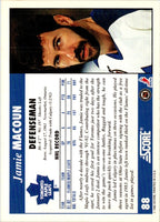 1992 Score Jamie Macoun #88