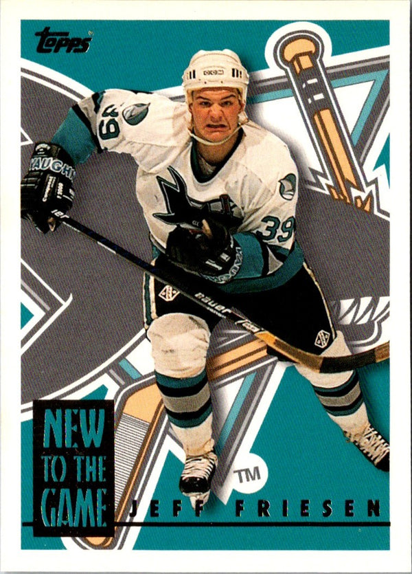 1995 Topps New to the Game Jeff Friesen #18NG