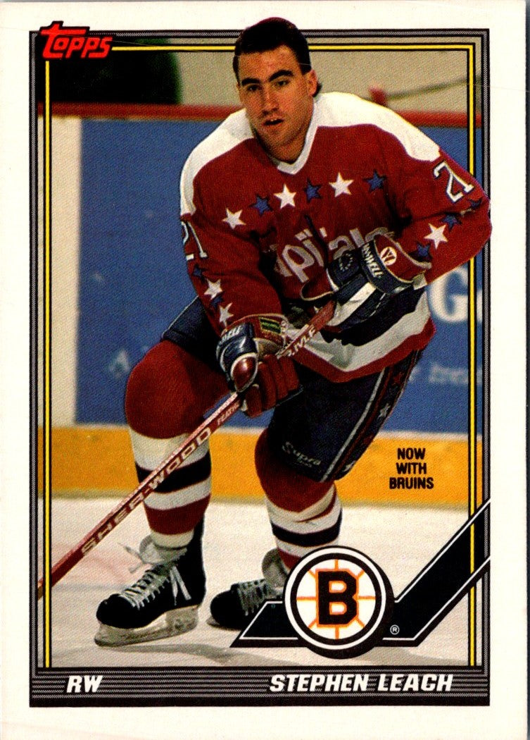 1991 O-Pee-Chee Stephen Leach