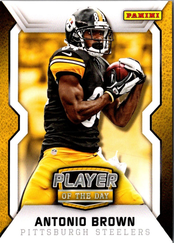 2014 Panini Player Of The Day Antonio Brown #13