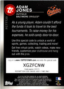 2010 Topps Ticket to Town Adam Jones