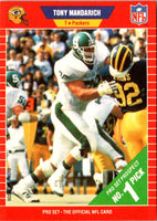 1989 Pro Set Tony Mandarich #495 Rookie