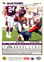 1995 Collector's Choice Player's Club David Palmer #294