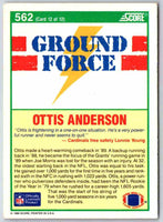 1990 Score Ottis Anderson #562