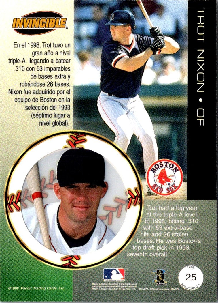 1999 Pacific Invincible Trot Nixon