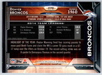 2013 Topps Denver Broncos #270