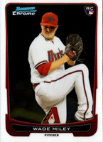 2012 Bowman Draft Picks & Prospects Chrome Wade Miley #15