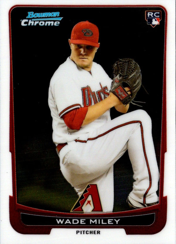 2012 Bowman Draft Picks & Prospects Chrome Wade Miley #15