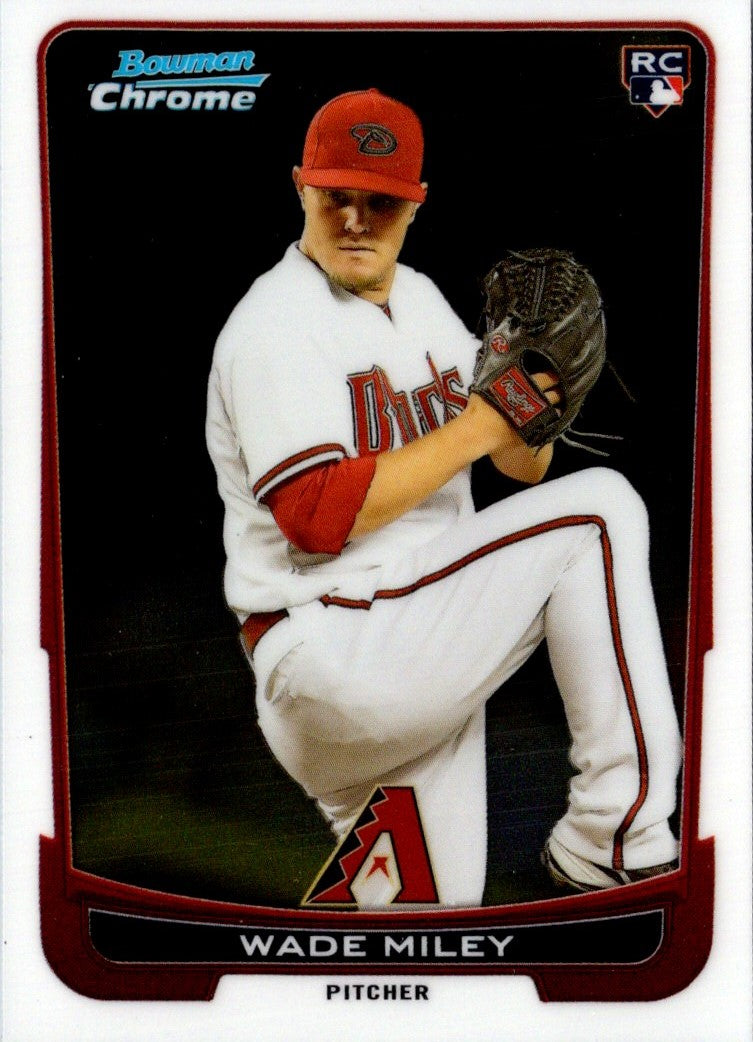 2012 Bowman Draft Picks & Prospects Chrome Wade Miley