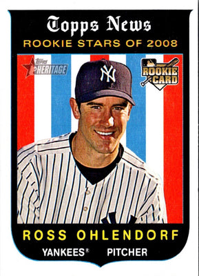 2008 Topps Heritage Ross Ohlendorf #137 Rookie