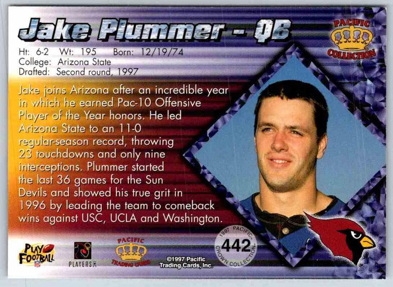 1998 Pacific Jake Plummer