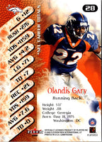 2000 Fleer Gamers Olandis Gary #28