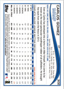 2014 Topps Carlos Gomez