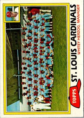 1981 Topps St. Louis Cardinals - Whitey Herzog #684