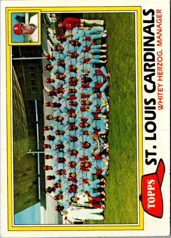 1981 Topps St. Louis Cardinals - Whitey Herzog #684