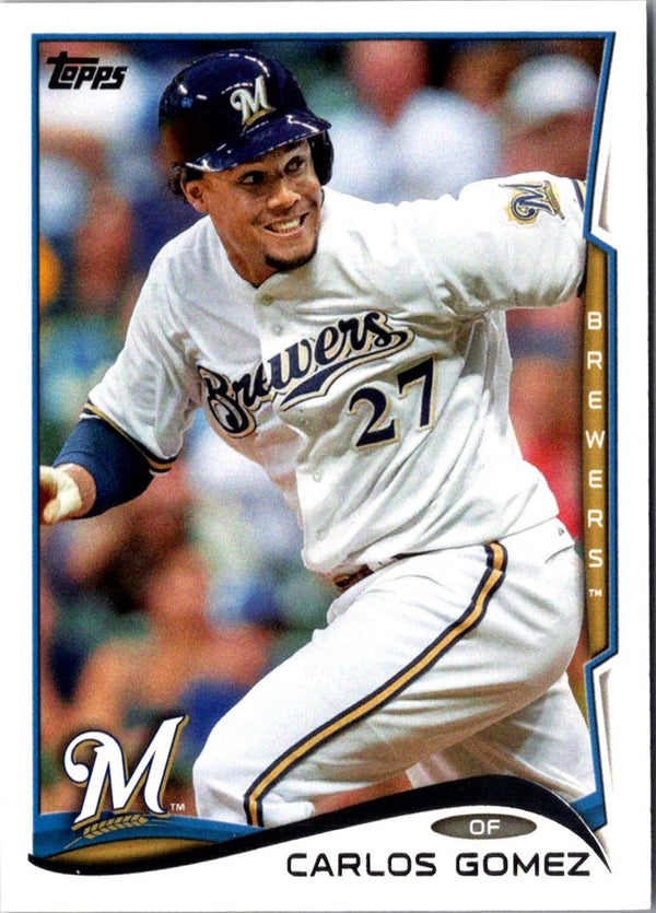 2014 Topps Carlos Gomez #302B