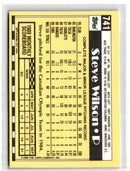 1990 Topps Tiffany Steve Wilson