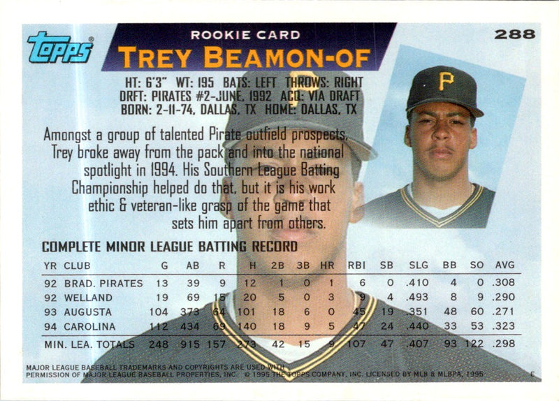 1995 Topps Trey Beamon