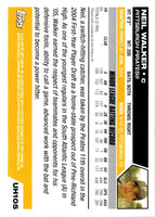 2005 Topps Updates & Highlights Neil Walker #UH105