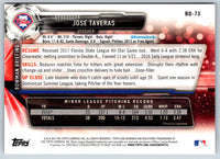 2017 Bowman Draft Jose Taveras #BD-73
