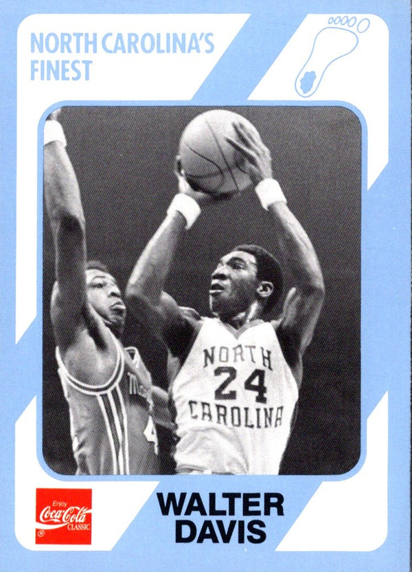 1989 Collegiate Collection North Carolina's Finest Walter Davis #53