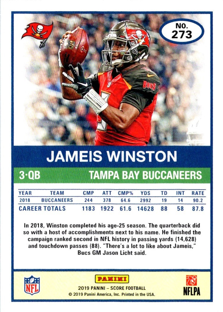 2019 Score Jameis Winston