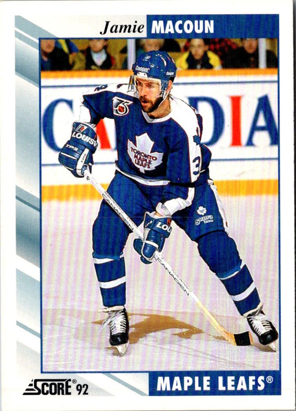 1992 Score Jamie Macoun #88