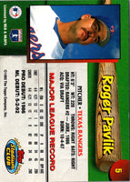 1993 Stadium Club Texas Rangers Roger Pavlik #5