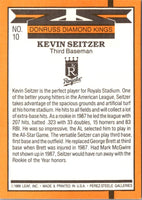 1989 Diamond Kings Kevin Seitzer #10