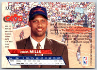 1993 Ultra Chris Mills #38 Rookie