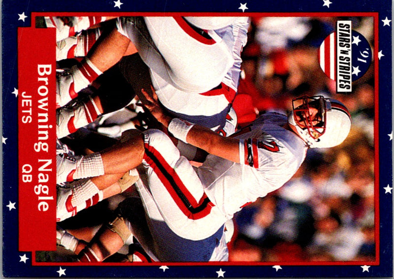 1991 Fleer Stars and Stripes Browning Nagle #135