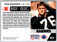 1990 Proset Steve Wisniewski #197