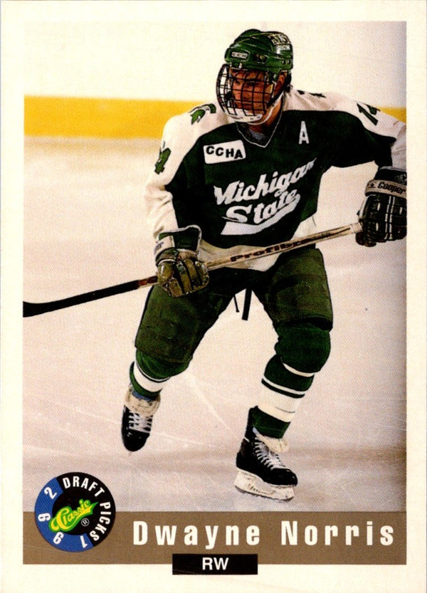 1992 Classic Draft Picks Dwayne Norris #70