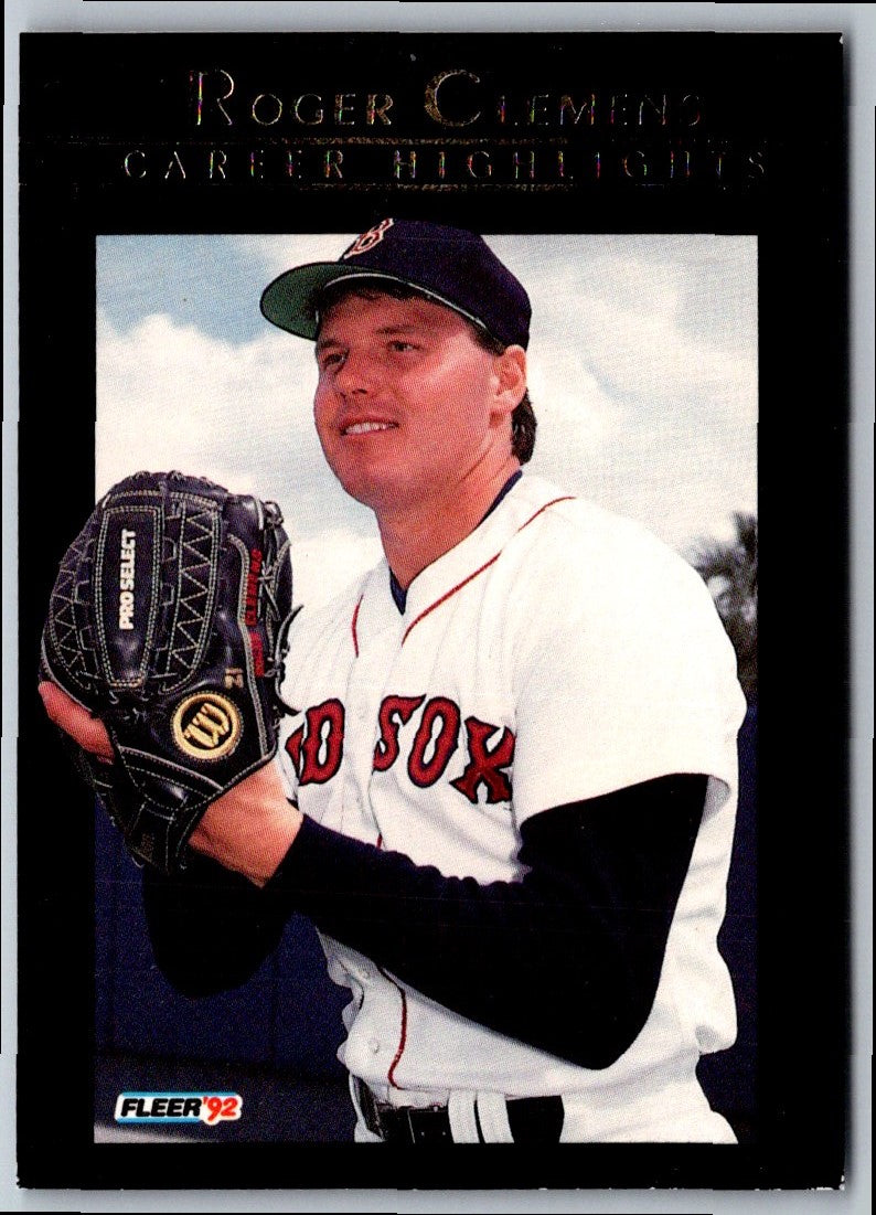 1992 Fleer Roger Clemens Roger Clemens