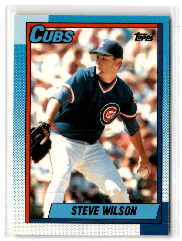 1990 Topps Tiffany Steve Wilson #741